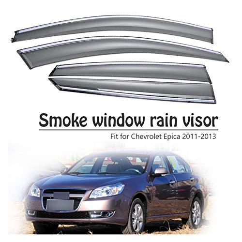 LWLD Derivabrisas para Chevrolet Epica 2011 2012 2013 Humo Window Rain Visor Styling ABS Vent Sun Deflectors Guard Cortavientos ventanilla Coche
