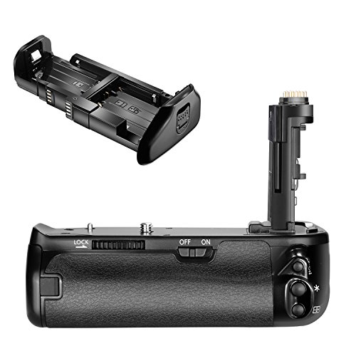 Neewer Pro Empuñadura de Batería de Cámara Reemplazo para Canon BG-E21 para 6D Mark II DSLR Cámara, Funciona con 1 o 2 LP-E6 Batería de Ion de Litio Recargable (Batería NO Incluida)