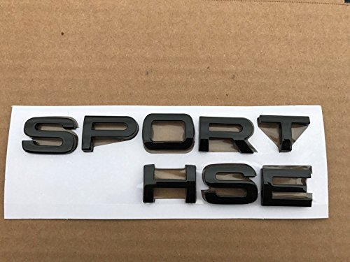 Nuevo brillante negro Sport HSE 3 m letras tronco Portón trasero emblema Logo