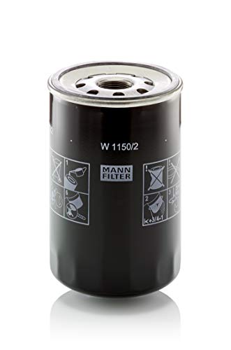 Original MANN-FILTER Filtro de aceite W 1150/2 – Filtro hidráulico – Para automóviles y vehículos de utilidad