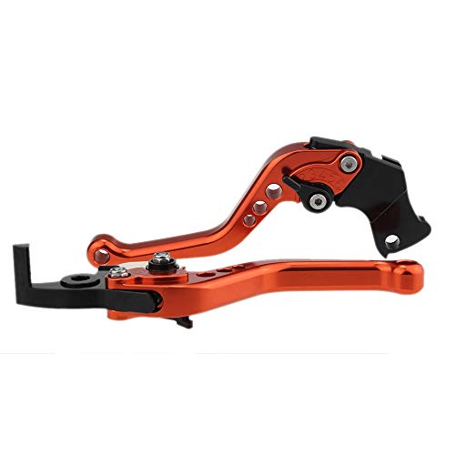 Palanca de Freno de Motocicleta Palancas de Freno del Tambor Delantero del Disco de la Motocicleta/Ajuste para Gilera Runner 125 180 200 VXR FXR VX 2T 4T Stalter 50 PUROJET (Color : Orange)