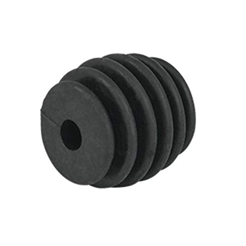 perfeclan Supresor de Cuerda Caucho Resistente al Desgaste Duradero Estabilizador Silenciador Herramienta Accesorios de Tiro con ARC - Negro