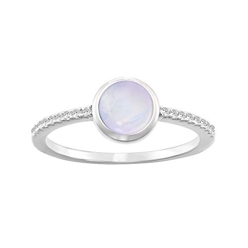 Piedra de color / piedra natal (enero-diciembre), diamantes de imitación (CZ), plata de ley de alta calidad. Disponible en tamaño 6/7/8. Caja de regalo de lujo, SIMPLÍ BASIC (junio – piedra lunar, 7) Piedra de color / piedra natal (enero-diciembre), diamantes de imitación (CZ), plata de ley de alta calidad. Disponible en tamaño 6/7/8. Caja de regalo de lujo, SIMPLÍ BASIC (junio – piedra lunar, 7)