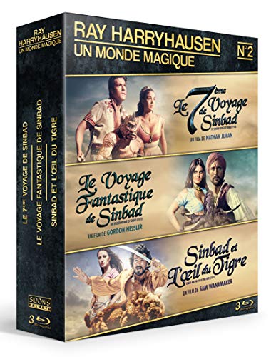 Ray Harryhausen - Coffret n° 2 : Le 7ème voyage de Sinbad + Le Voyage fantastique de Sinbad + Sinbad et l'OEil du tigre [Francia] [Blu-ray]