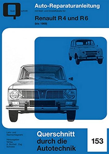 Renault R4 + R6 bis 1969: Reprint der 8. Auflage 1973