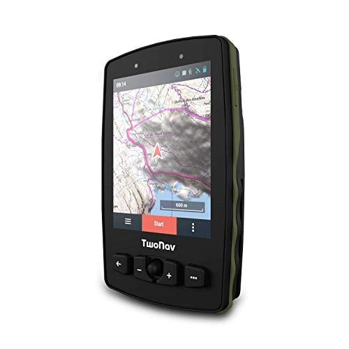 TwoNav - GPS Aventura 2 Motor - Coche Quad Moto/Joystick/Pantalla 3.7" / Autonomía 36 h + Batería extraíble/Memoria 16 GB + Ranura MicroSD/Tarjeta SIM/Mapa topográfico + Carreteras incluidos