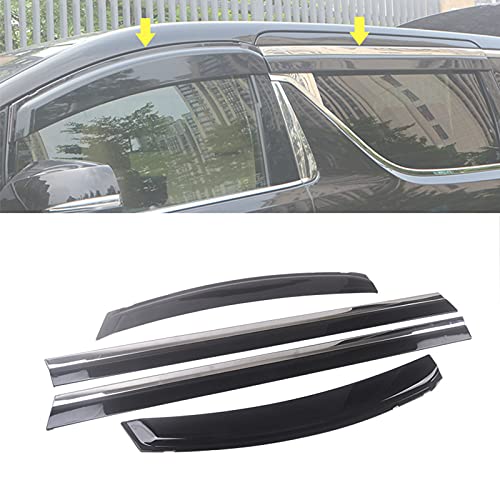 wansosuper Deflectores De Viento para To-yo-ta Alphard 2015-2021, Deflectores De Viento Tintados De 4 Piezas Viseras/Protector contra La Lluvia/Protector contra El Viento