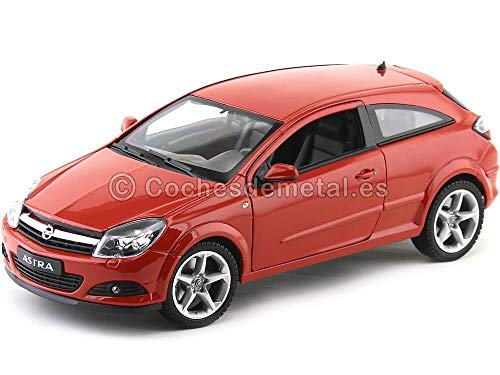 Welly WE2563R Opel Astra GTC 2005 Red 1:18 MODELLINO Die Cast Model Compatible con