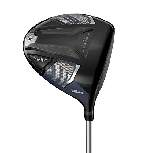 Wilson Staff Palos de golf, D9 Driver, Loft 10,5°, R-Flex, Para diestros, Negro/Azul, WGW470050R Wilson Staff Palos de golf, D9 Driver, Loft 10,5°, R-Flex, Para diestros, Negro/Azul, WGW470050R