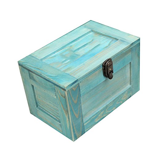 Wooden Jewelry Box Nan Caja de Almacenamiento Caja Decorativa Estilo Vintage Caja de Madera de Bloqueo Caja de joyería de Madera Caja de Almacenamiento de joyería (Color : 2)