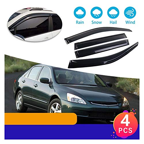 WRDD Ventanillas Viento y Lluvia 4PCS Ventana Deflectores Visera Toleros De Ventilación Guardia Deflector Reflejos Accesorios para Honda Accord 7 Euro Acura TSX Inspire 2003~2007 Deflectores Aire WRDD Ventanillas Viento y Lluvia 4PCS Ventana Deflectores Visera Toleros De Ventilación Guardia Deflector Reflejos Accesorios para Honda Accord 7 Euro Acura TSX Inspire 2003~2007 Deflectores Aire