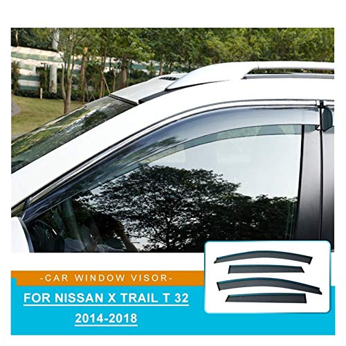 WRDD Ventanillas Viento y Lluvia Accesorios De Deflectores De Ventana Lateral De Lluvia De Coche Negro para Nissan X Trail T 32 2014 2015 2016 2017 2018 Deflectores Aire WRDD Ventanillas Viento y Lluvia Accesorios De Deflectores De Ventana Lateral De Lluvia De Coche Negro para Nissan X Trail T 32 2014 2015 2016 2017 2018 Deflectores Aire