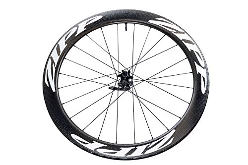 Zipp 404 - Rueda Delantera con reposabrazos, Color Black Decal, tamaño Size 700C