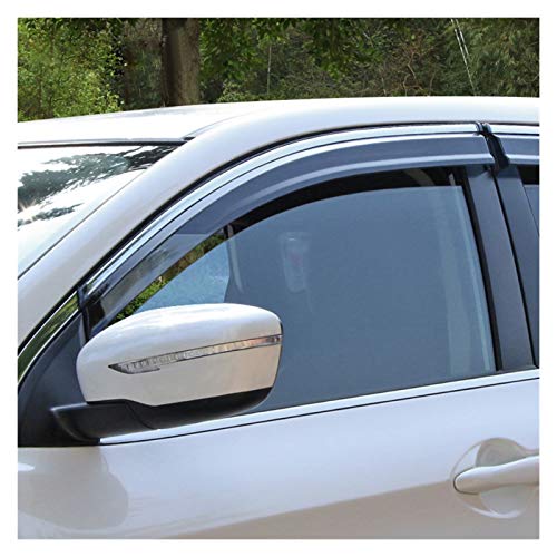 ZLLD Deflectores de Viento para Nissan Qashqai J11 / Rogue Sport 2014-2018 4pcs Venta De Ventana De Plástico Vent Shade Sun Sun Rain Guard Deflectores Hxjh Aire Visera Lateral