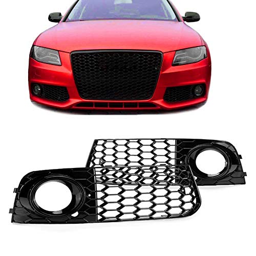 1 Par De Coches A4 Luz De Niebla Cubierta De La Parrilla Parrilla De Nido De Abeja De Malla De Faros Antiniebla Luz Abierto De La Rejilla Del Ajuste Fit For Audi A4 B8 RS4 Style Partes 2009-2012 Auto 1 Par De Coches A4 Luz De Niebla Cubierta De La Parrilla Parrilla De Nido De Abeja De Malla De Faros Antiniebla Luz Abierto De La Rejilla Del Ajuste Fit For Audi A4 B8 RS4 Style Partes 2009-2012 Auto