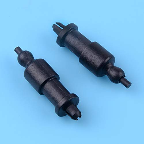 2pcs posterior del coche de la parcela estante de la bandeja de la correa de fijación de los clips de Cuerda abrazaderas Negro aptos for la 4M51A466K45AC en forma for Ford en forma for el Focus C-MAX