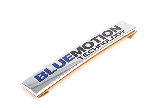 Accesorios Originales Volkswagen - Rotulo Emblema Cromado Letras BLUEMOTION Technology, color cromado/azul 5K0853675BCWWS