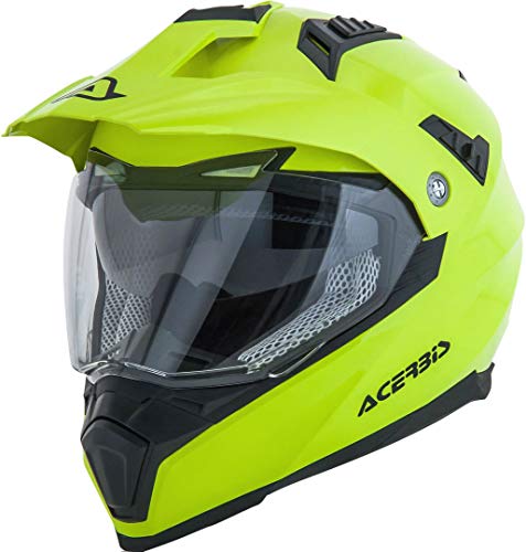 Acerbis Casco Flip Fs-606 Amarillo 2m, Hombre, M