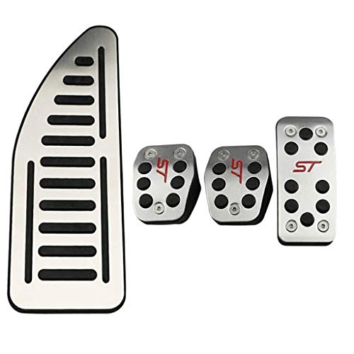 Acero Inoxidable Auto Coche Deporte Pedal Almohadilla para Ford Focus 2 3 4 MK2 MK3 MK4 Kuga Escape RS ST 2005-2017, Car Acelerador Embrague Freno Antideslizante Reposapies Apoyapies Accesorios Acero Inoxidable Auto Coche Deporte Pedal Almohadilla para Ford Focus 2 3 4 MK2 MK3 MK4 Kuga Escape RS ST 2005-2017, Car Acelerador Embrague Freno Antideslizante Reposapies Apoyapies Accesorios