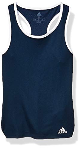 adidas Camiseta de Tirantes Club para niña, Club Tenis Tank, Niñas, Color Azul Marino, tamaño Extra-Large