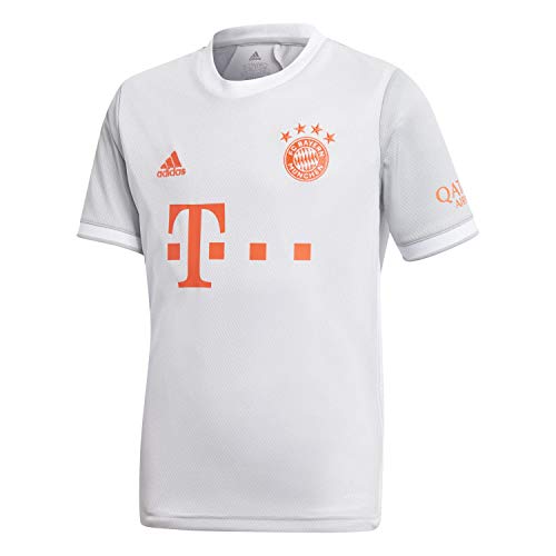 adidas FC Bayern Munchen Temporada 2020/21 FCB A JSY Y Camiseta Segunda equipación, Niño, toqgri, 152