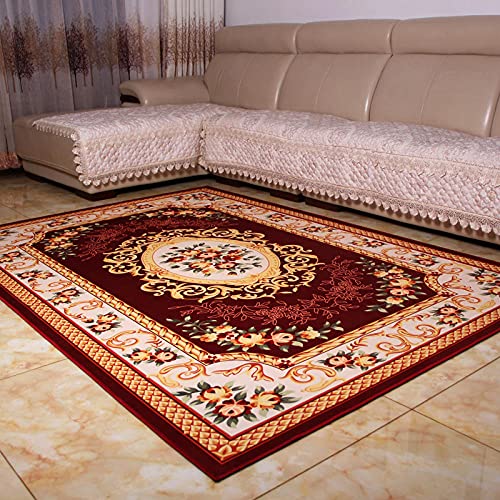 Alfombra Geométrica Uso Interior y Exterior Palacio Retro Nórdico Adecuado para salón Dormitorio baño sofá Silla cojín，200X300(79X119inch)