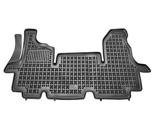 Alfombrillas de Goma Compatible con Renault Master II - Delanteras, facelifting (2003-2010) + Limpiador de Plasticos (Regalo) | Accesorios Coche Alfombrilla Suelo