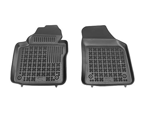 Alfombrillas de Goma Compatible con Volkswagen Caddy Maxi versión 2 pasajeros (Desde 2007) + Limpiador de Plasticos (Regalo) | Accesorios Coche Alfombrilla Suelo