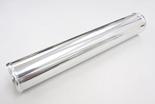 Aluminio aleación tubo, recto o"(89mm) 3.5, L 12" (300 mm), cromo polaco, pipa del refrigerador intermedio, tubo de aspiración y uso Universal