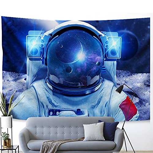 AP.DISHU Tapiz de Astronauta, Tapiz Espacial para Colgar en la Pared, con patrón de Astronauta para el Espacio Exterior, para Dormitorio, Sala de Estar, Dormitorio Universitario,006,150X270CM