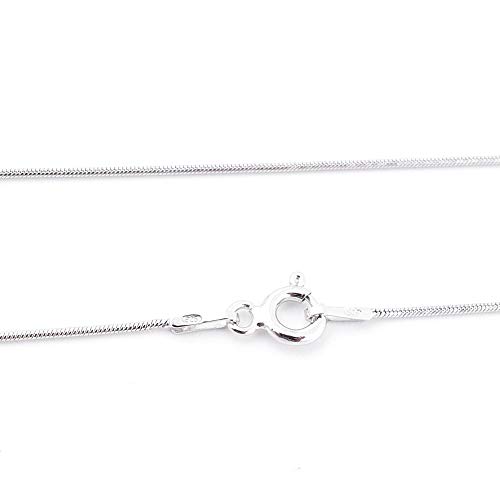 ARITZI - Collar - Fina Plata De Ley 925 - Cadena Cola de Ratón - 0,80 mm - con Largo de 60 cm. Fabricado en Italia con baño de Rodio. ARITZI - Collar - Fina Plata De Ley 925 - Cadena Cola de Ratón - 0,80 mm - con Largo de 60 cm. Fabricado en Italia con baño de Rodio.