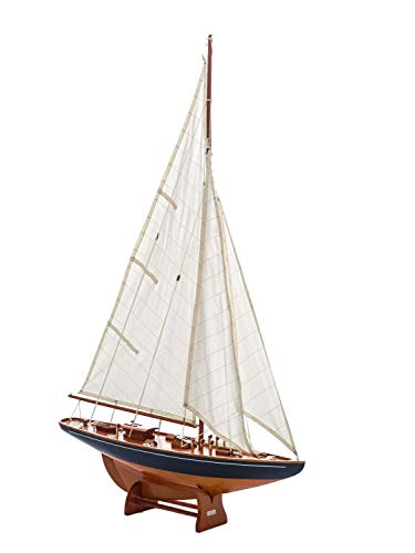 aubaho Modelo de Nave 112cm Modelo de Barco embarcación de Barco yate no Hay Kit