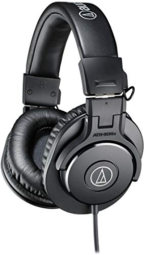 Audio-Technica ATH-M30X - Auriculares de diadema cerrados (3.5 mm), color negro Audio-Technica ATH-M30X - Auriculares de diadema cerrados (3.5 mm), color negro