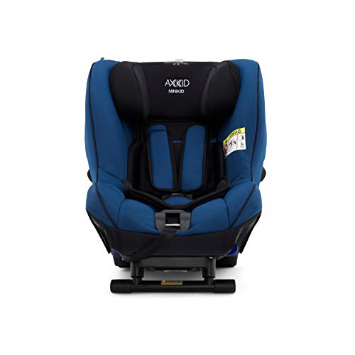 AXKID MINIKID 2 Silla de Coche Grupo 0, 1 y 2, Asiento de Automóvil para Niños de 0-25 Kg, Sillita para Coche, Silla de Coche de Bebé de 6 Meses hasta 6 Años (Azul)