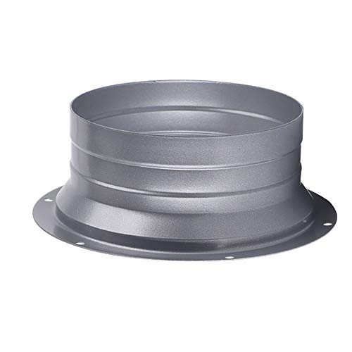 AZITICY Conector de tubo de ventilación de tubo redondo – Sistema de ventilación Canal Conector de metal (diámetro 100 mm/inclinado)