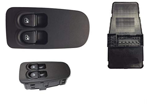 Botón elevalunas para Lancia Y Ypsilon 843 de 2003 a 2011 Interruptor teclado elevalunas eléctrico delantero izquierdo