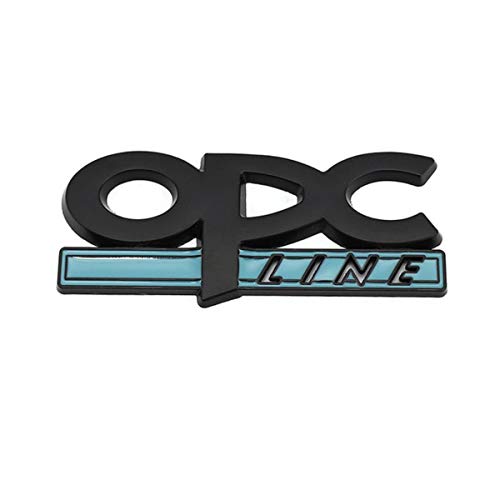 BPROCN Etiqueta engomada del Coche de la Insignia del Emblema de la Parrilla Delantera para Opel OPC Line Astra hgjkf Zafira AB Corsa bcd Mokkav Insignia Car Styling