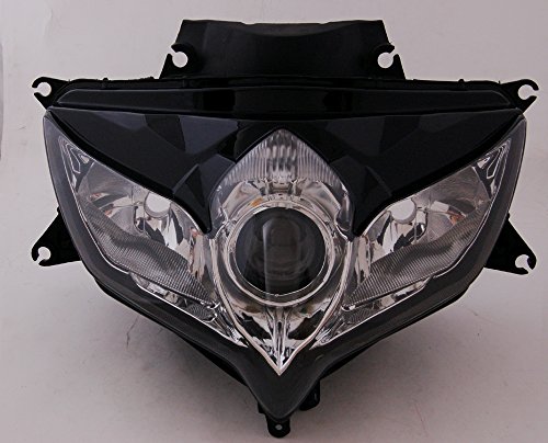 Bruce & Shark Conjunto de Faro Delantero de Motocicleta Apto para Suzuki Gsxr 600/750 2008-2010 K8