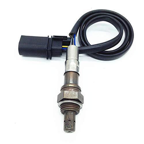 BYWWANG Sensor de oxígeno de relación de Combustible de Aire de Coche de 5 Cables Delantero de Escape 036906262T, para VW Polo, para Skoda Fabia Combi 6Y2 6Y5 9N