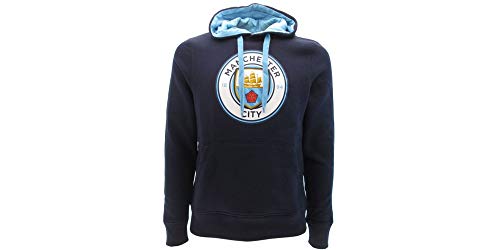 Citizens Sudadera original con logotipo de Gran Sky Blues – Equipo de fútbol inglés – Tallas de niño (13/14 años)