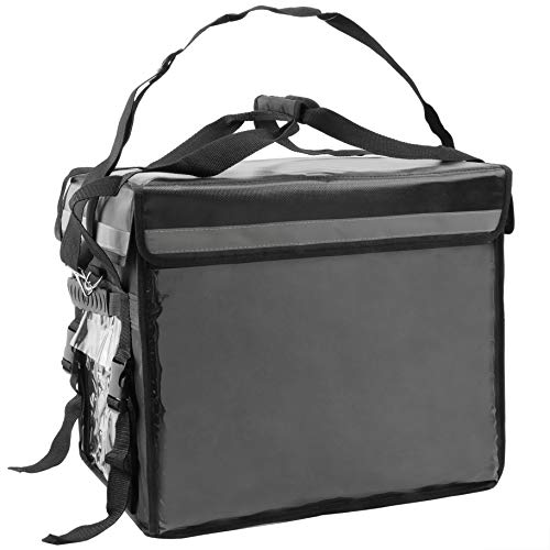 CityBAG - Bolsa isotérmica para entrega de pedidos de comida en moto y bicicleta negra (CB030) CityBAG - Bolsa isotérmica para entrega de pedidos de comida en moto y bicicleta negra (CB030)