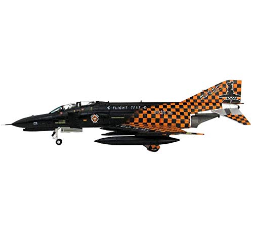CMO Aeromodelismo, F-4F Phantom II Fighter Vuelo Final RLM Modelo De Aleación Escala 1/72, Juguetes y Regalos para Adultos, 10,2 x 6,3 Pulgadas