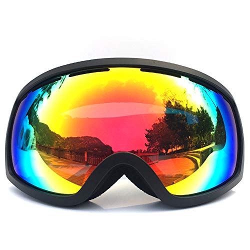 Coke Myopia Goggles, Double Anti-Fog Ski Alpinismo, Hombre Y Mujer