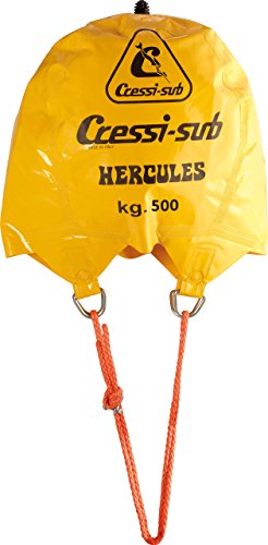 Cressi Sub S.p.A. Hercules - Equipo de Seguridad para Buceo, Color Amarillo, Talla 500 Kg