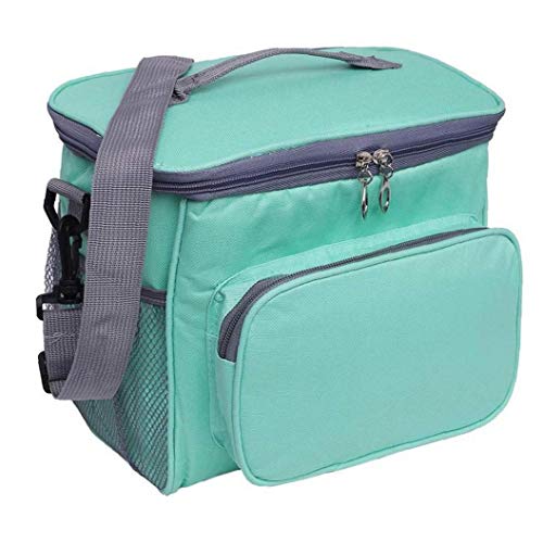 De Comida para Llevar Bolso de ultramarinos Carrier Grande del Bolso del Almuerzo a Prueba de Fugas Suave Cooler Tote portátil para Acampar al Aire Libre Actividades Verde