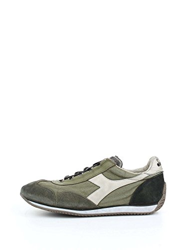 Diadora Heritage Equipe 155765/C7445 Sneakers Uomo, eqipe Stone Wash Dirty, Colore Verde/Beige, Canvas, Nuova Collezione Primavera Estate 2018