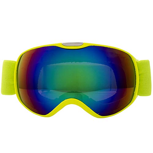 DITUI Gafas de esquí para niños, Alpinismo esférico de Doble Capa antiniebla a Prueba de Viento, Gafas Deportivas para niños al Aire Libre