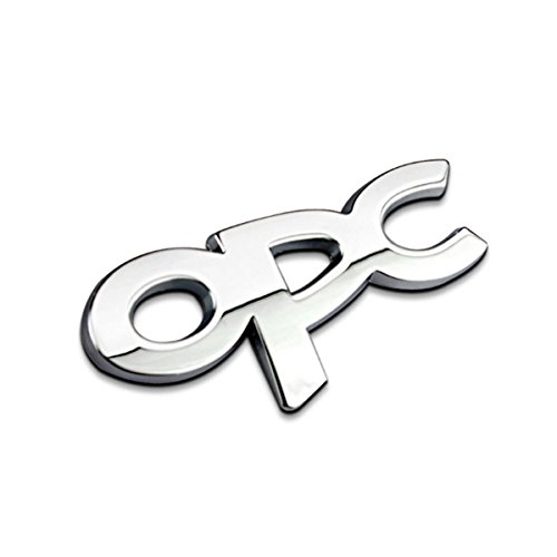 Dsycar 1Pcs 3D Metal OPC lateral del coche guardabarros trasero emblema emblema calcomanía calcomanía (2)