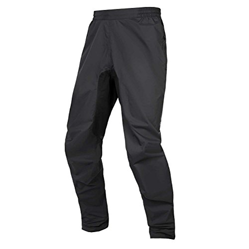 Endura Hummvee - Pantalones de ciclismo impermeables para hombre, S, Negro