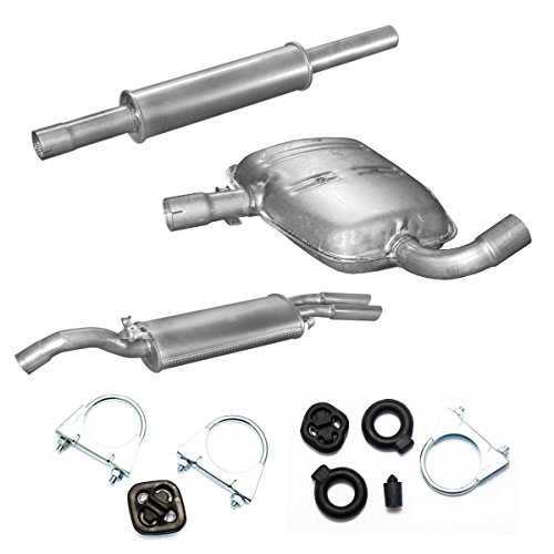 Escape Completo 3 Piezas Golf II 1.8 Gti 16 V fliess trasero hasta 10/1991 + Montaje Ware Escape Completo 3 Piezas Golf II 1.8 Gti 16 V fliess trasero hasta 10/1991 + Montaje Ware